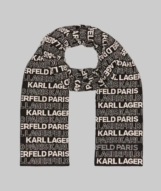 LOGO STUD SCARF sold by Karl Lagerfeld Paris