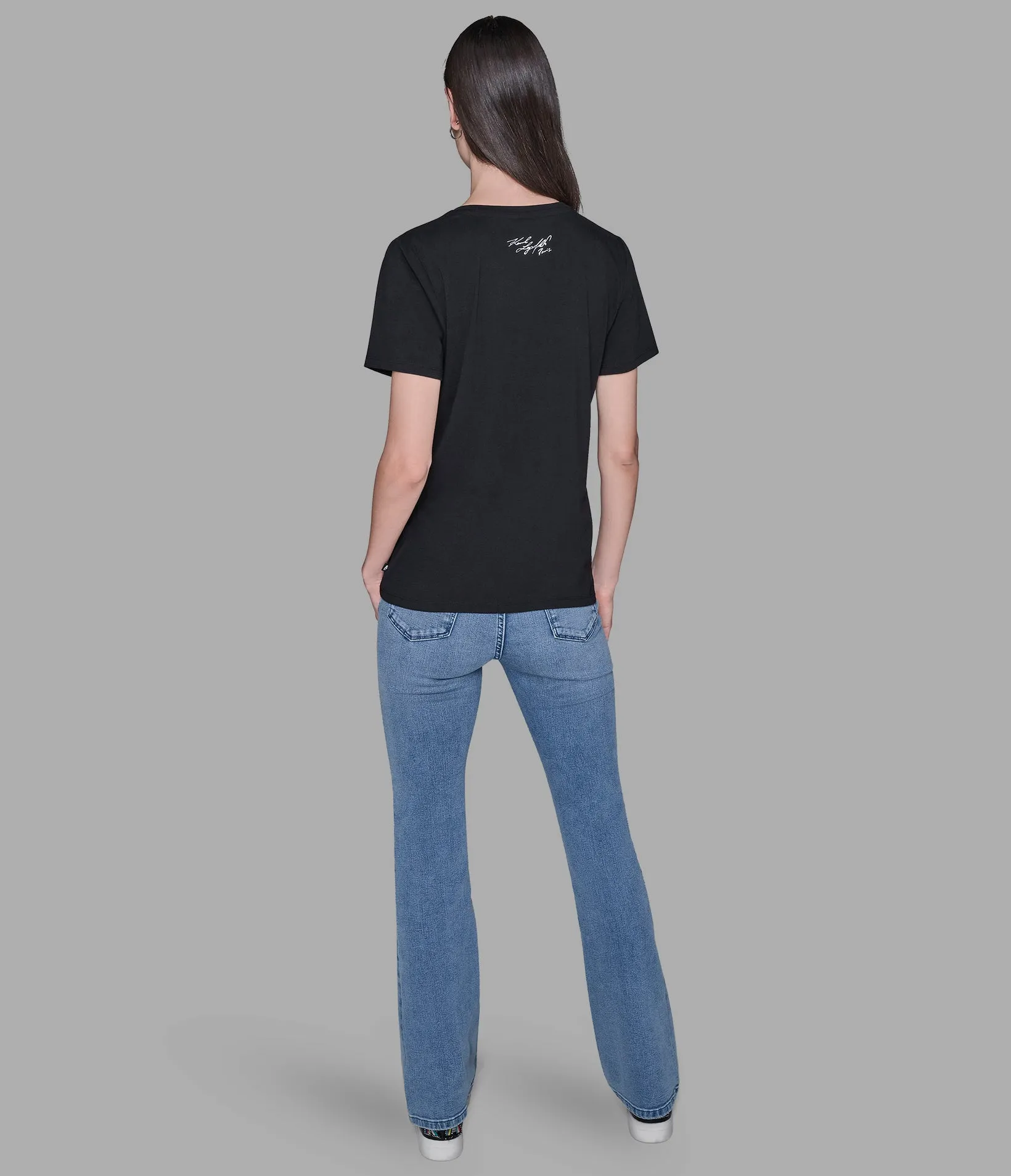 SEQUIN SUNGLASSES TEE sold by Karl Lagerfeld Paris product image thumbnail 2