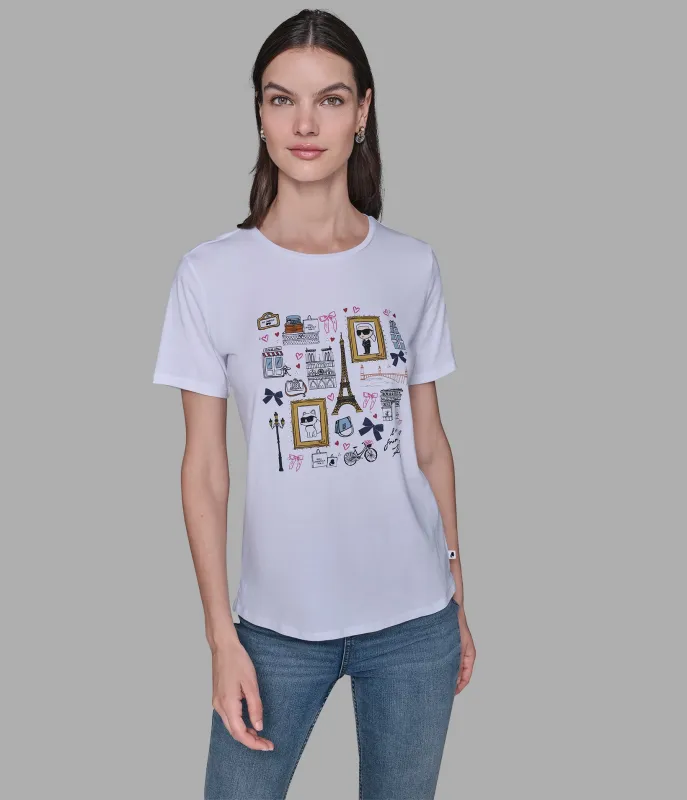 WHIMSY TEE sold by Karl Lagerfeld Paris