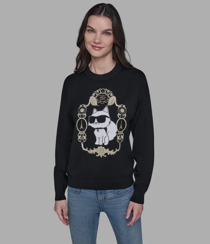 ROCOCO CHOUPETTE SWEATER made by Karl Lagerfeld Paris