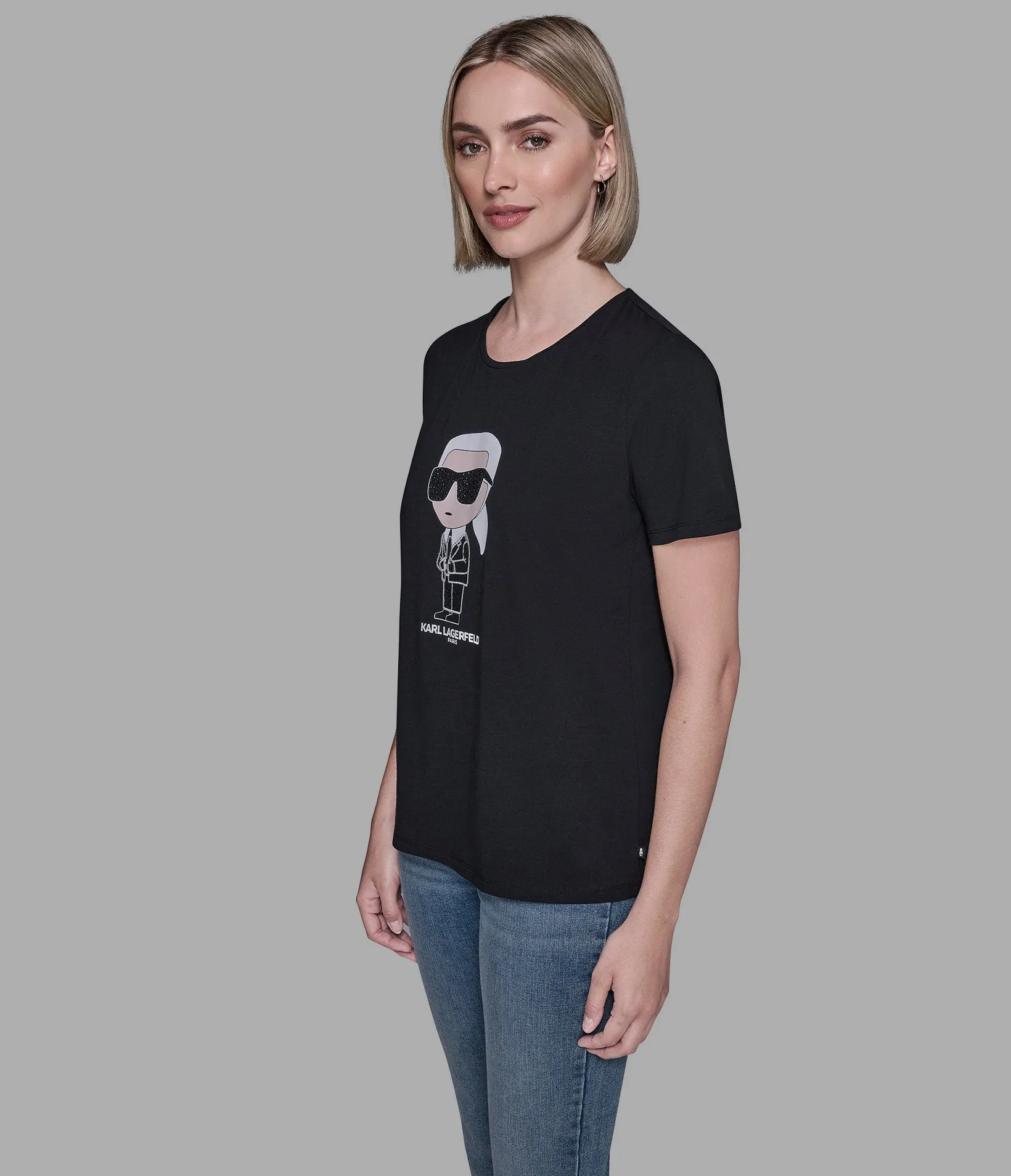 KARL IN BLAZER TEE sold by Karl Lagerfeld Paris product image thumbnail 4