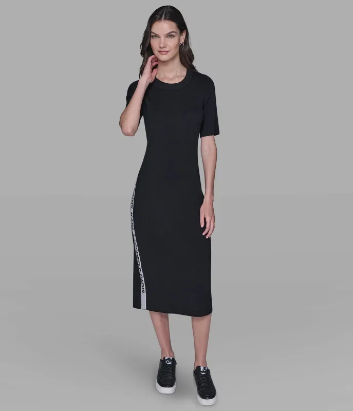 MIDI KNIT DRESS sold by Karl Lagerfeld Paris