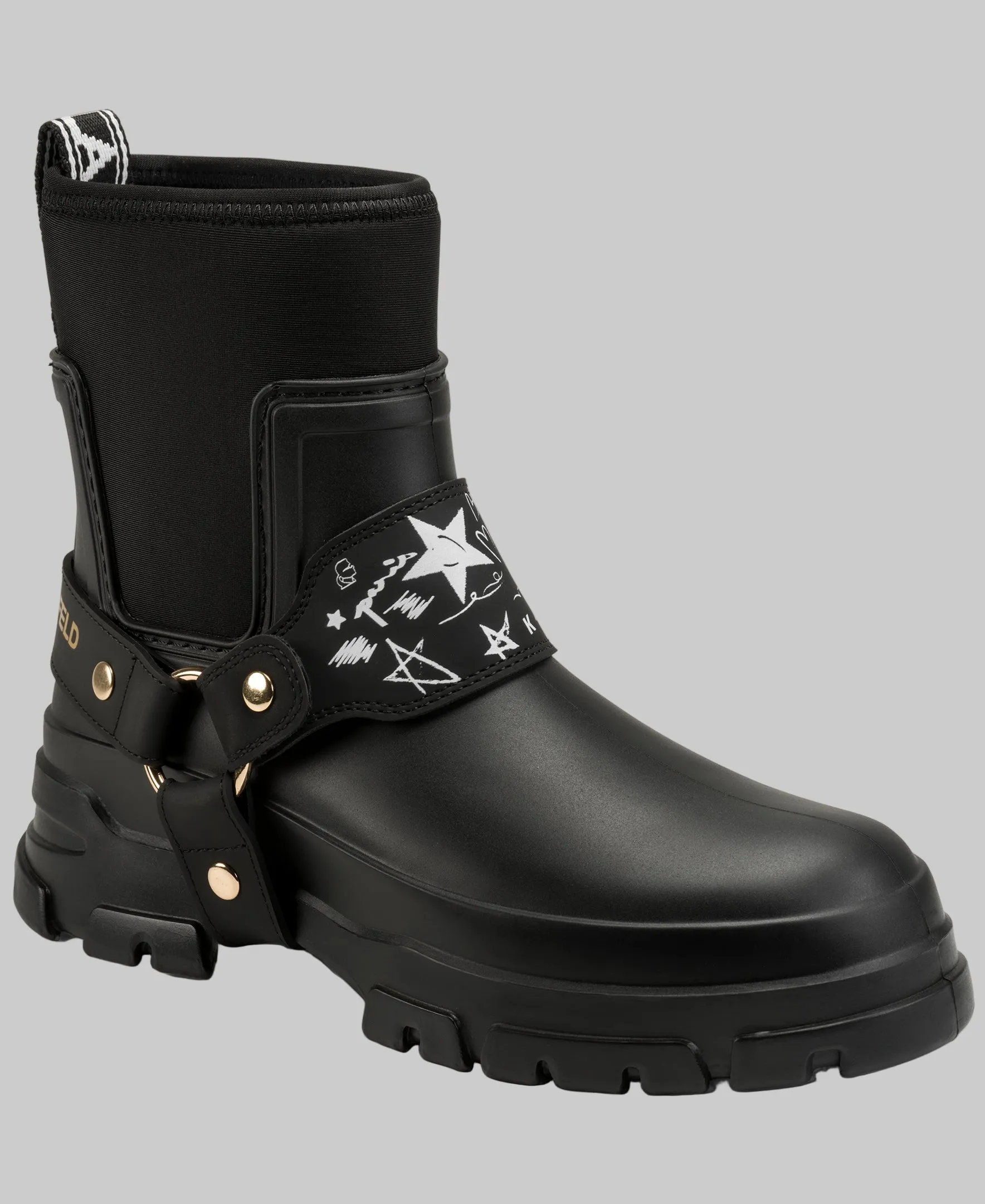 RANELLE MULTI STRAP RAIN BOOT sold by Karl Lagerfeld Paris product image thumbnail 2