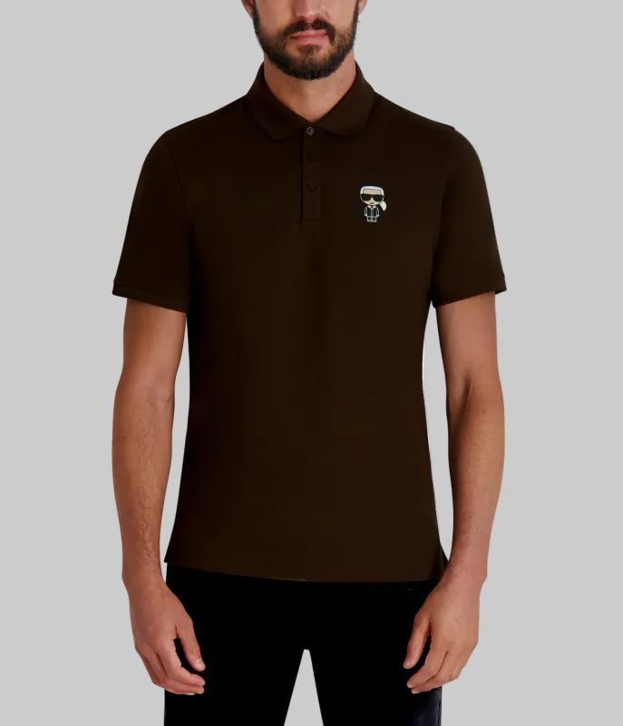 PIQUE 3 BUTTON POLO WITH KARL sold by Karl Lagerfeld Paris