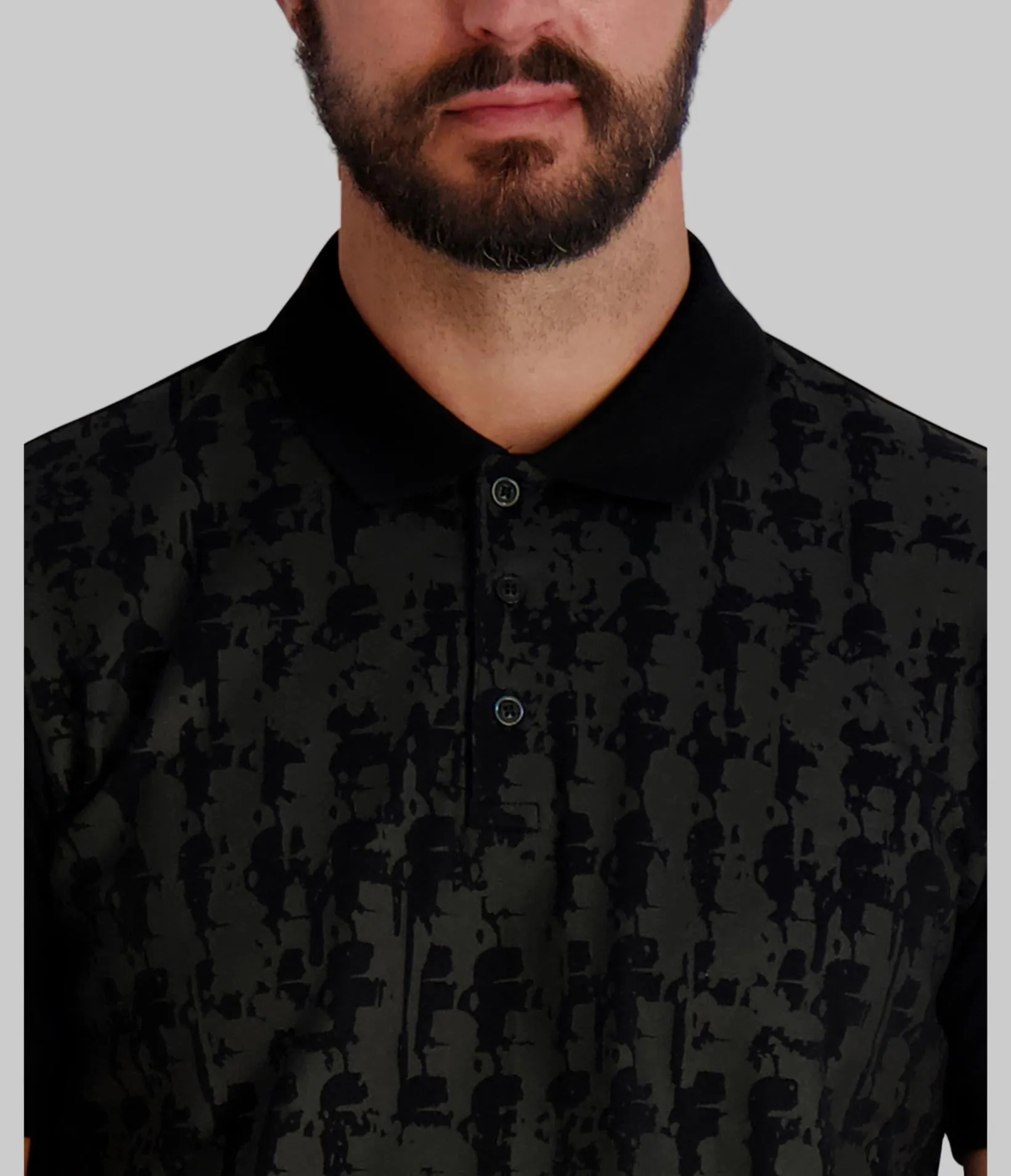 PIQUE ALL OVER KARL COLLARED POLO sold by Karl Lagerfeld Paris product image thumbnail 5