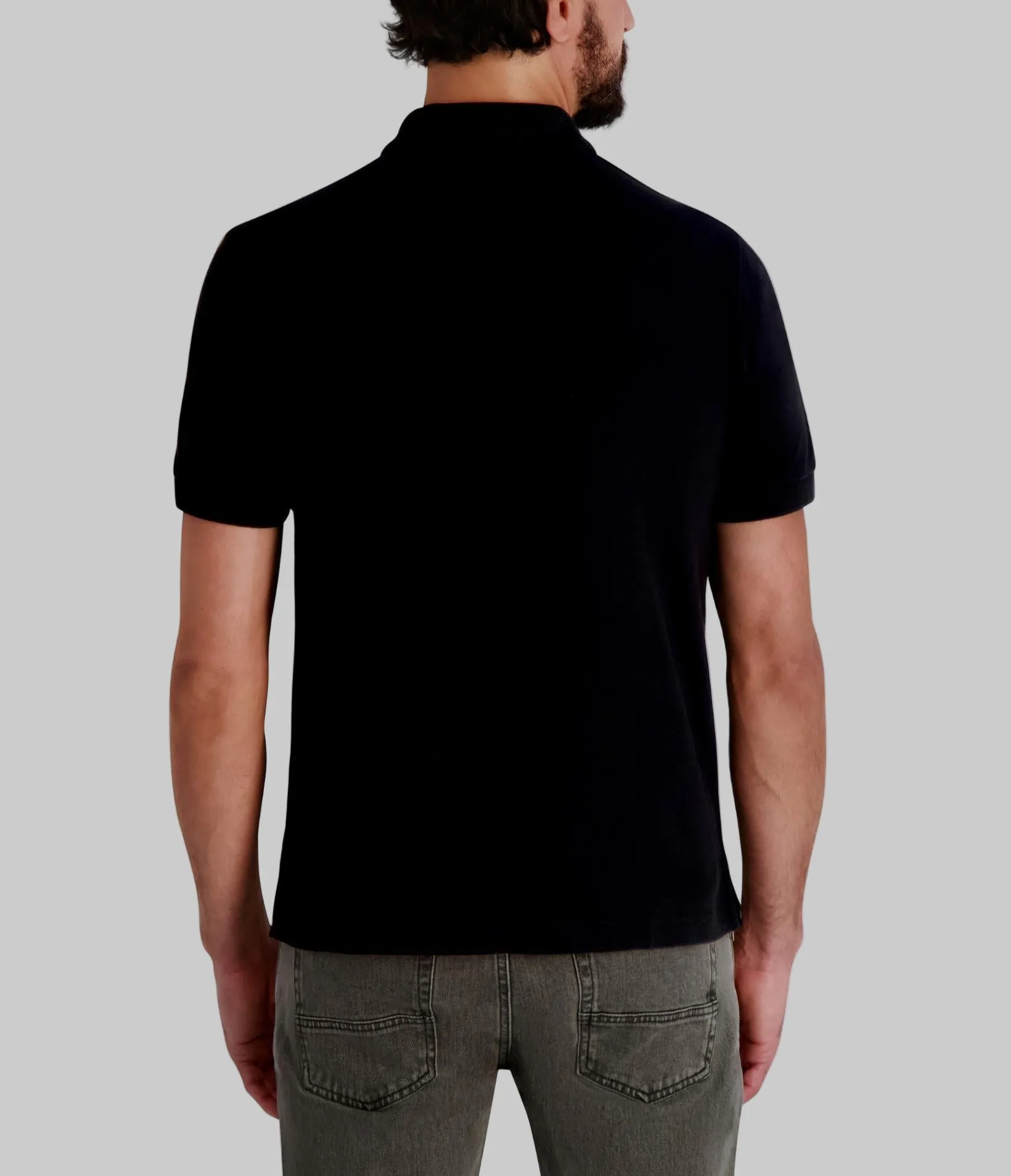 PIQUE ALL OVER KARL COLLARED POLO sold by Karl Lagerfeld Paris product image thumbnail 2