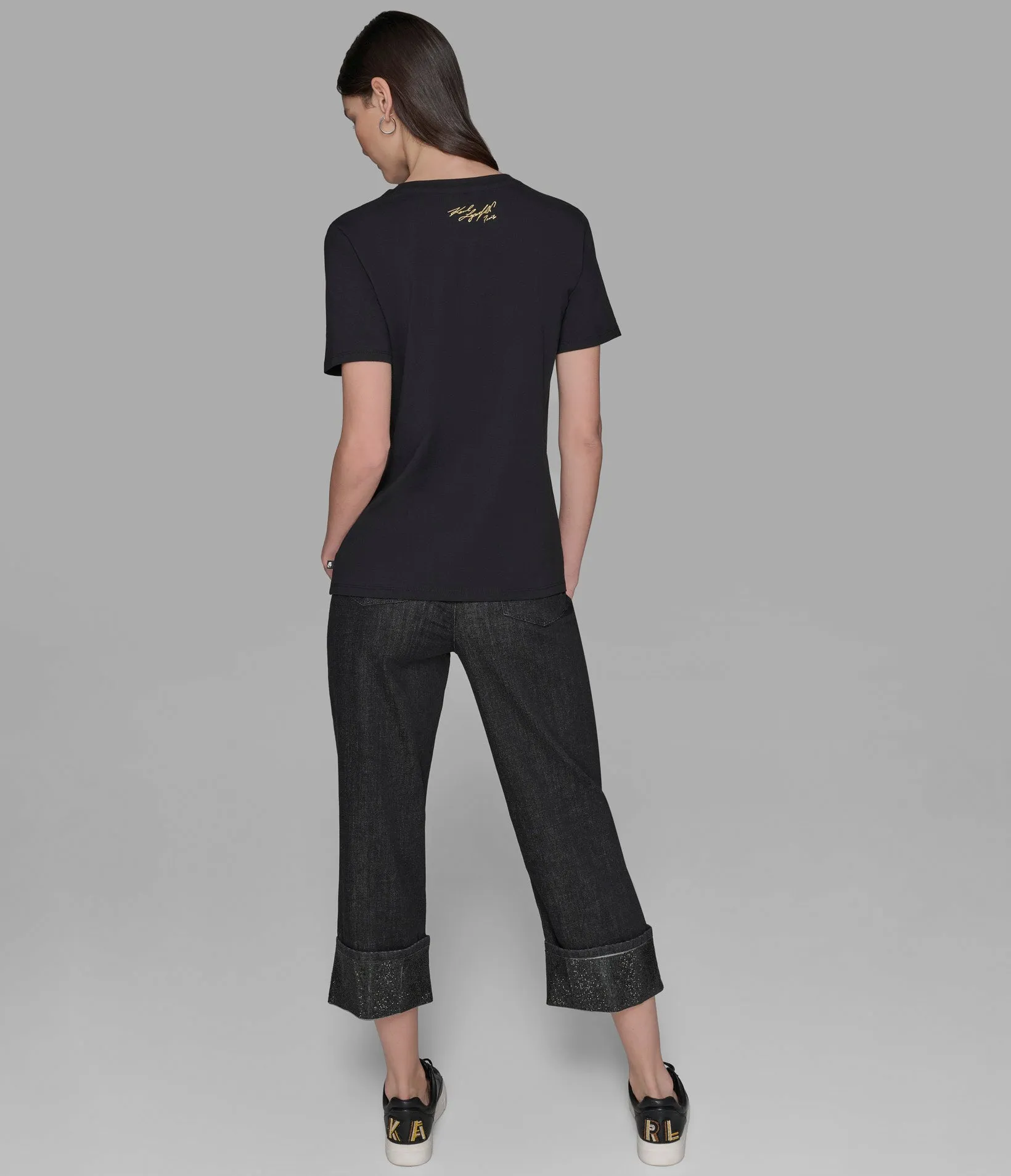 KARL AND CHOUPETTE FRAME TEE sold by Karl Lagerfeld Paris product image thumbnail 2