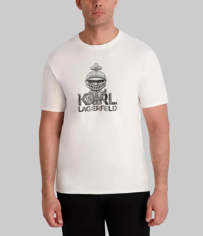 ARMOR KARL WITH SIGNATURE SHIELD TEE sold by Karl Lagerfeld Paris