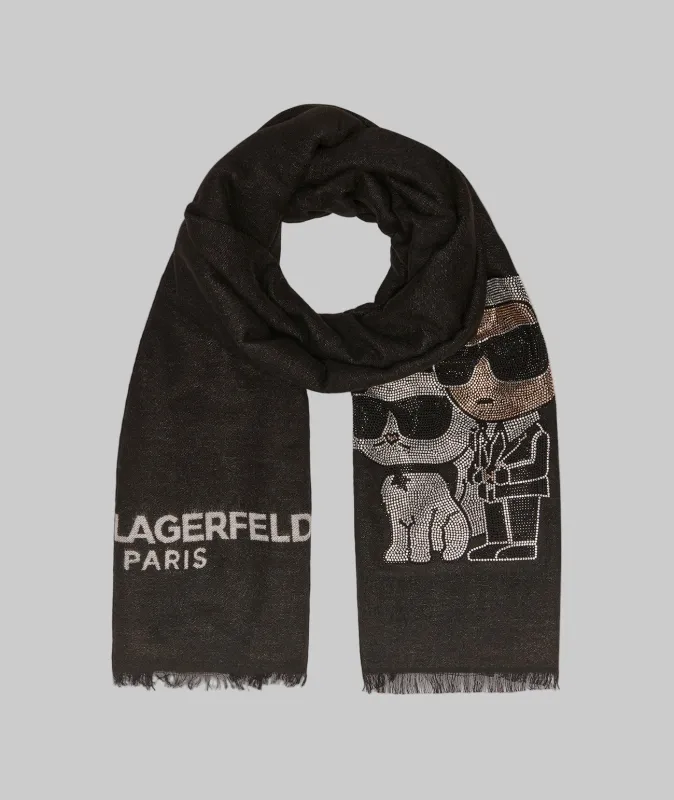 DISCO DUO BLANKET SCARF sold by Karl Lagerfeld Paris
