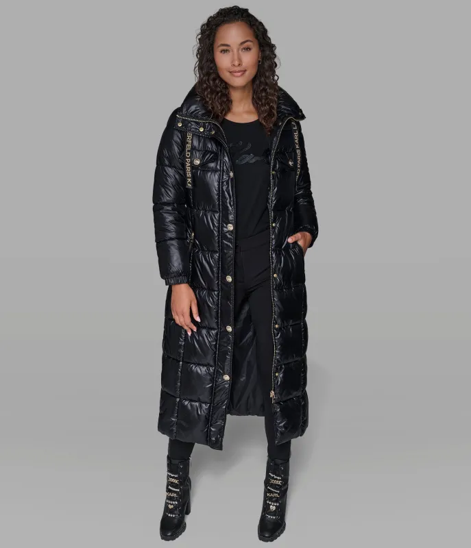 MAXI PUFFER WITH KL BUTTONS sold by Karl Lagerfeld Paris