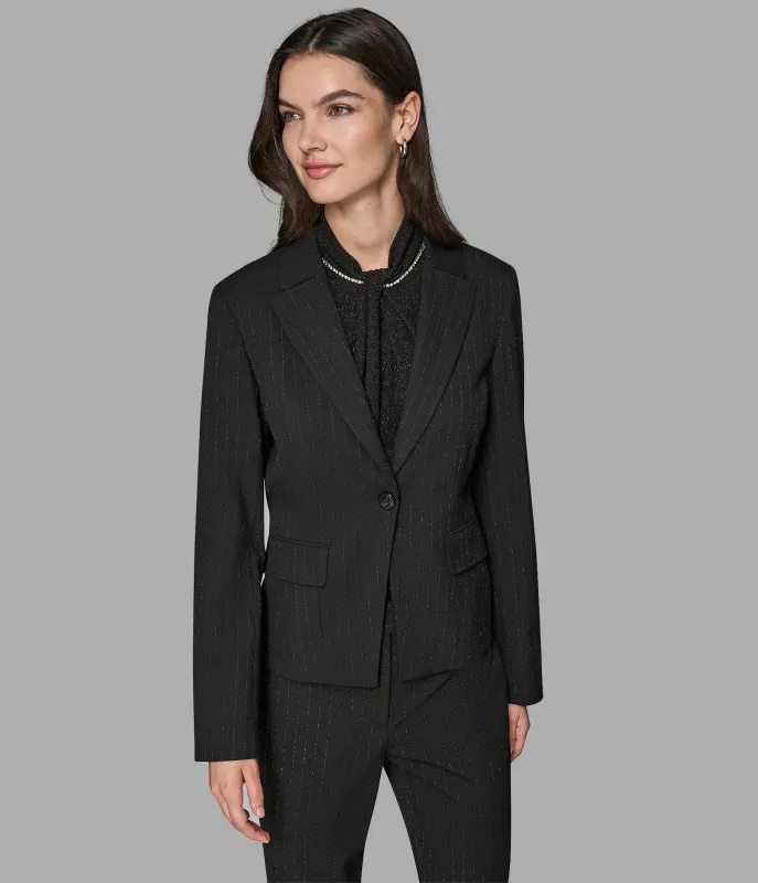 ONE-BUTTON JACKET sold by Karl Lagerfeld Paris