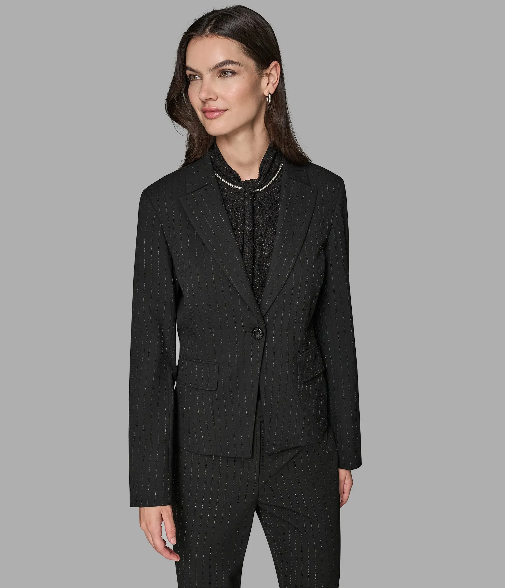 ONE-BUTTON JACKET sold by Karl Lagerfeld Paris