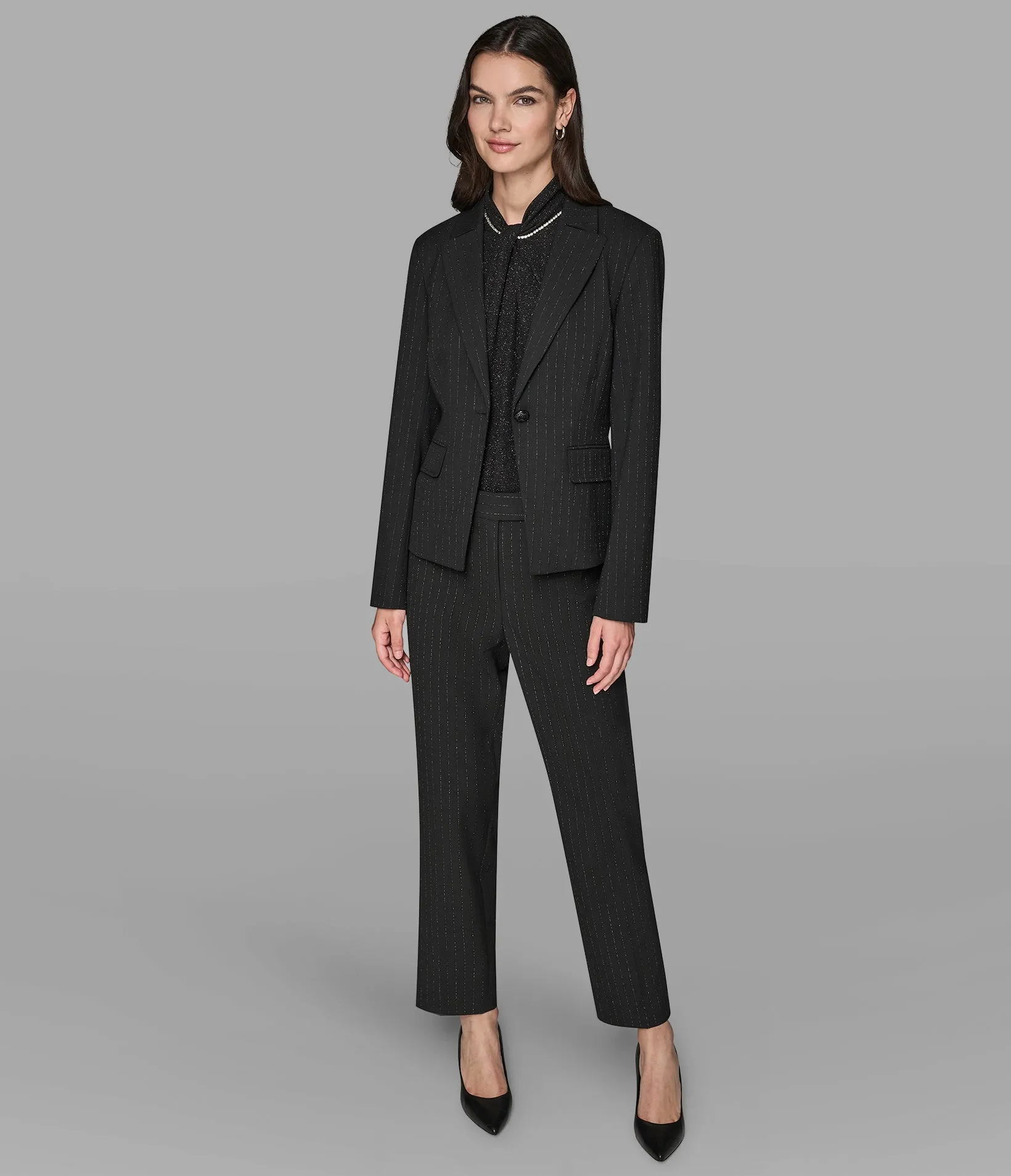 ONE-BUTTON JACKET sold by Karl Lagerfeld Paris product image thumbnail 3