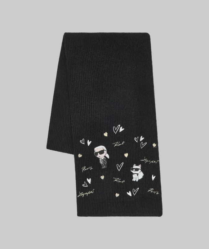 KARL ICONS SCARF sold by Karl Lagerfeld Paris