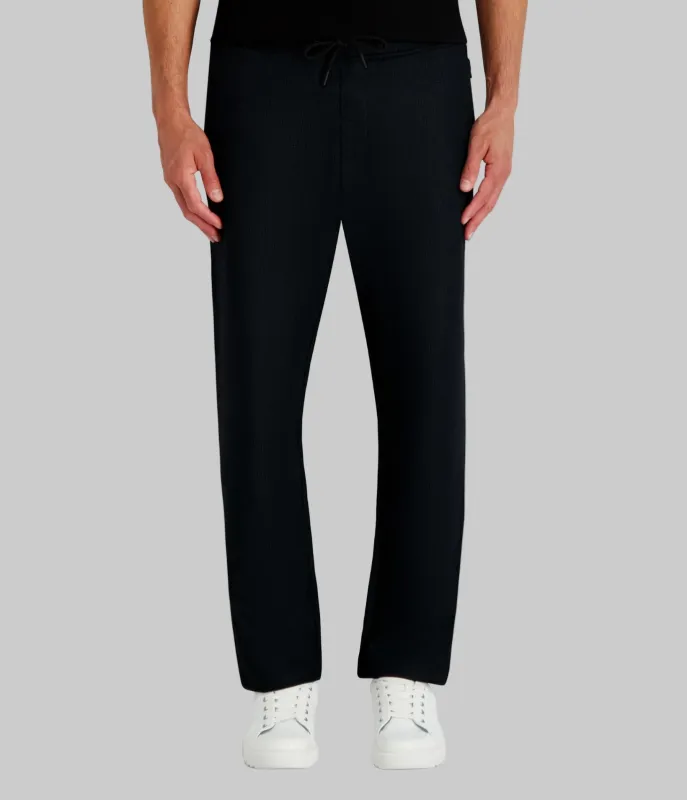 MID-RISE STRIPED SLIM PULL-ON PANT sold by Karl Lagerfeld Paris