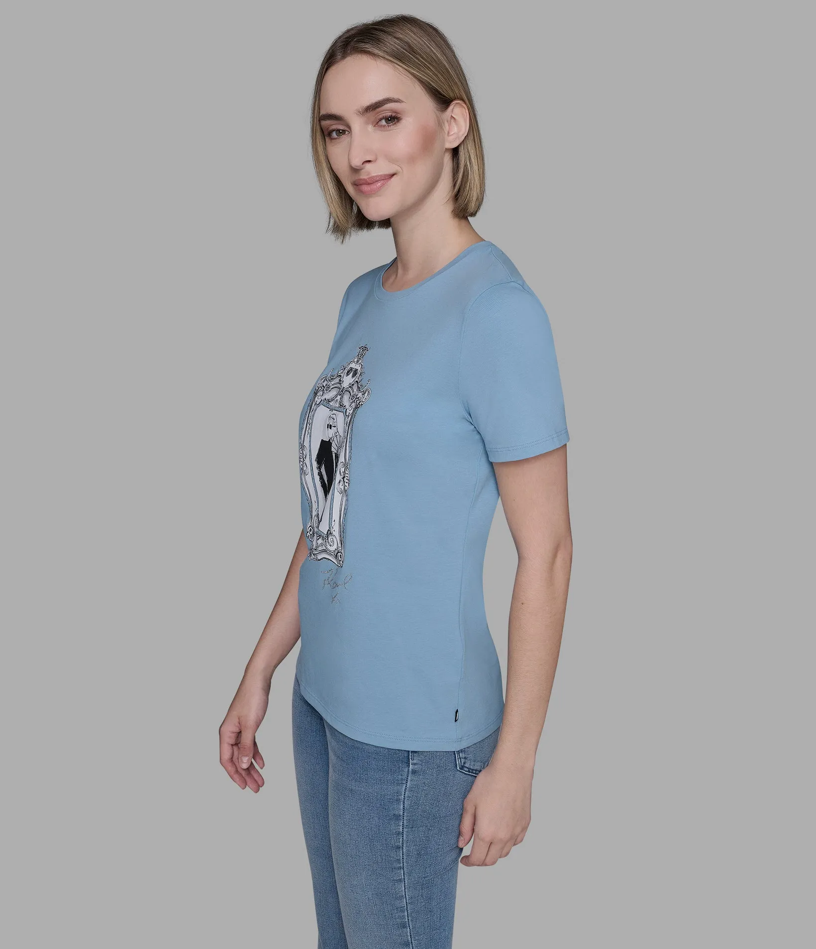 KARL ILLUSTRATION TEE sold by Karl Lagerfeld Paris product image thumbnail 4