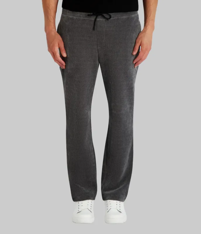 MID-RISE FAUX KNIT CORD JOGGER sold by Karl Lagerfeld Paris