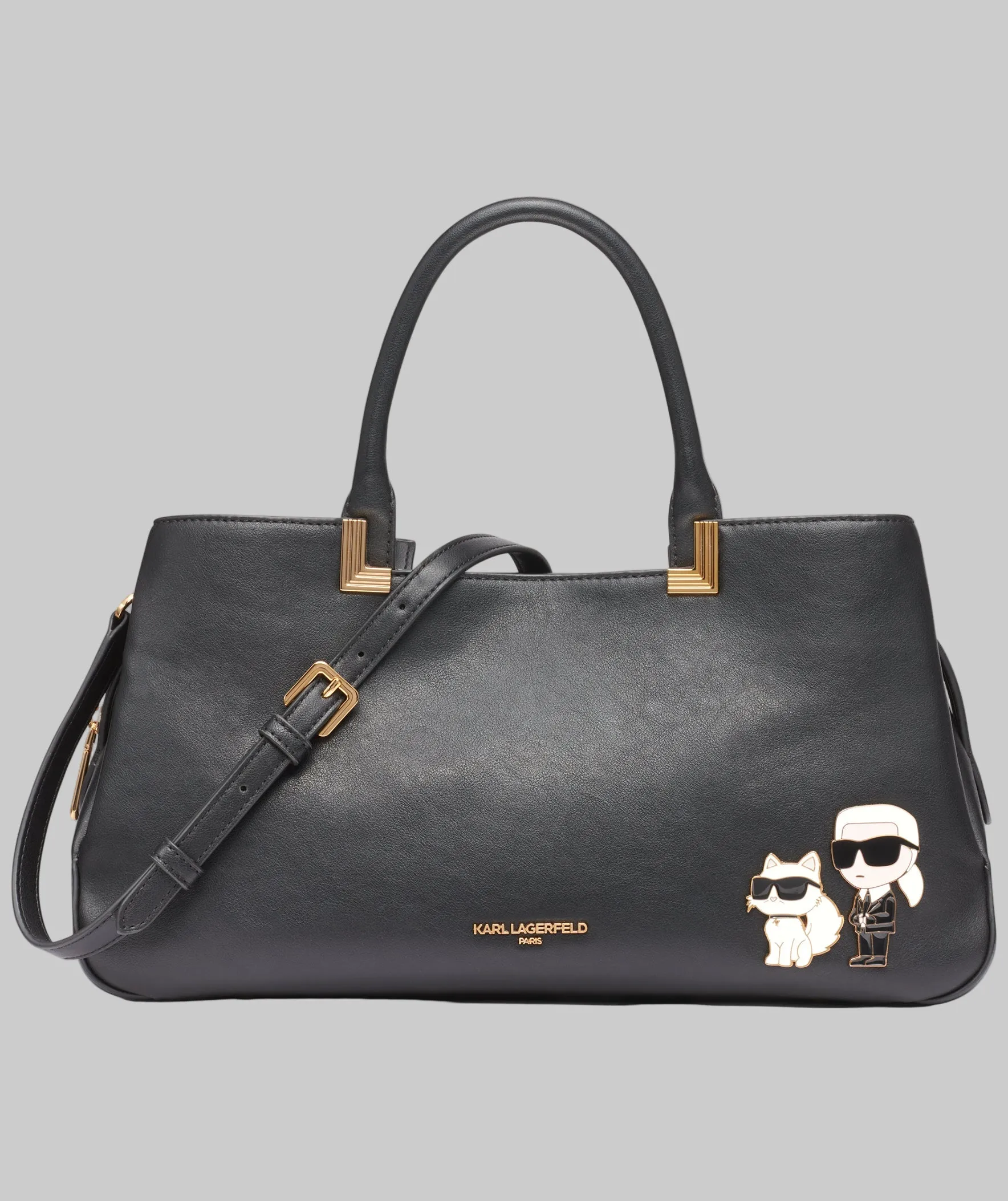 MERIBEL SATCHEL WITH PINS sold by Karl Lagerfeld Paris