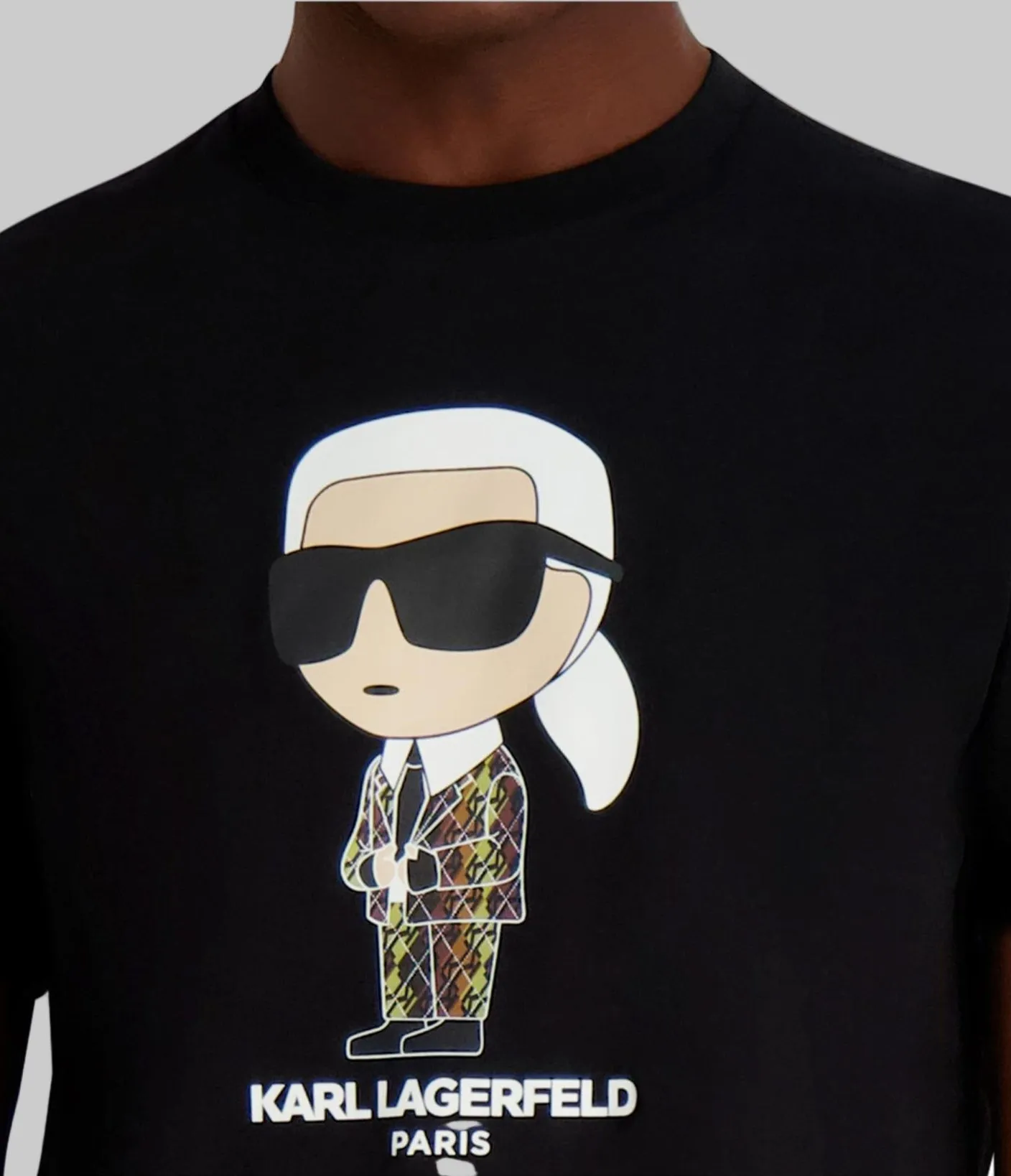 KARL WITH CAMO SUIT TEE sold by Karl Lagerfeld Paris product image thumbnail 5