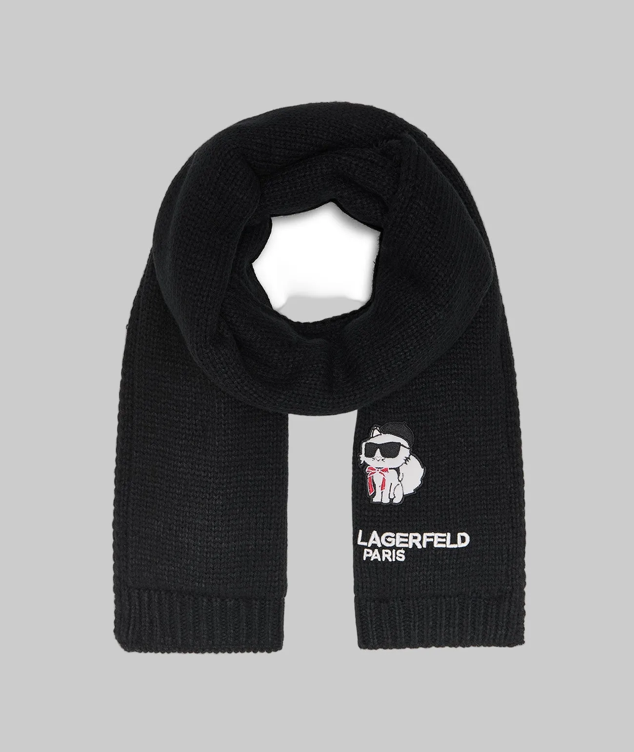 SASSY CHOUPETTE LINED SCARF sold by Karl Lagerfeld Paris product image thumbnail 2