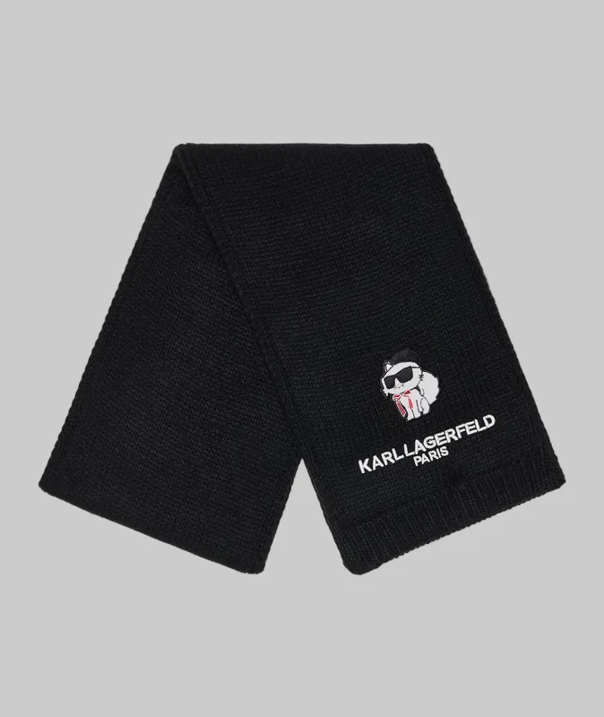 SASSY CHOUPETTE LINED SCARF sold by Karl Lagerfeld Paris