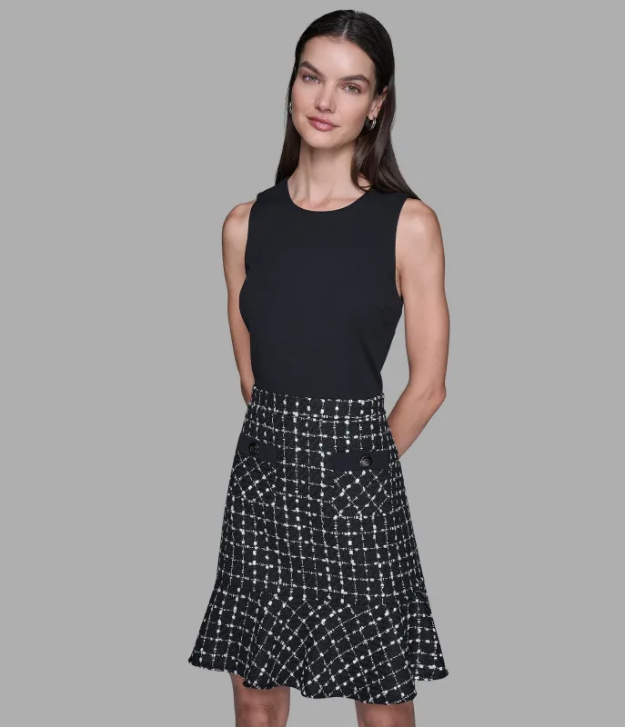 TWEED CO-ORD DRESS sold by Karl Lagerfeld Paris