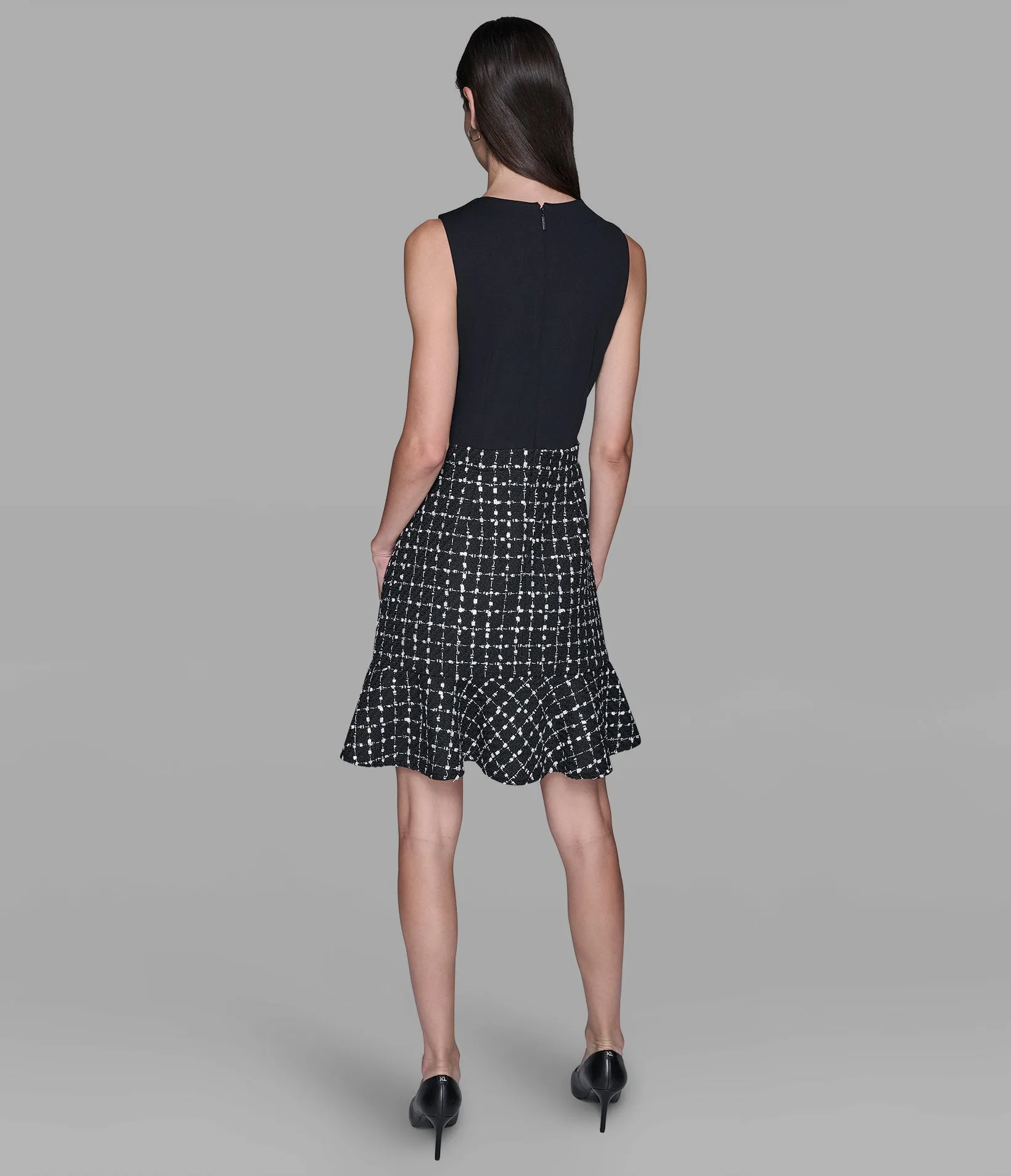 TWEED DRESS sold by Karl Lagerfeld Paris product image thumbnail 2