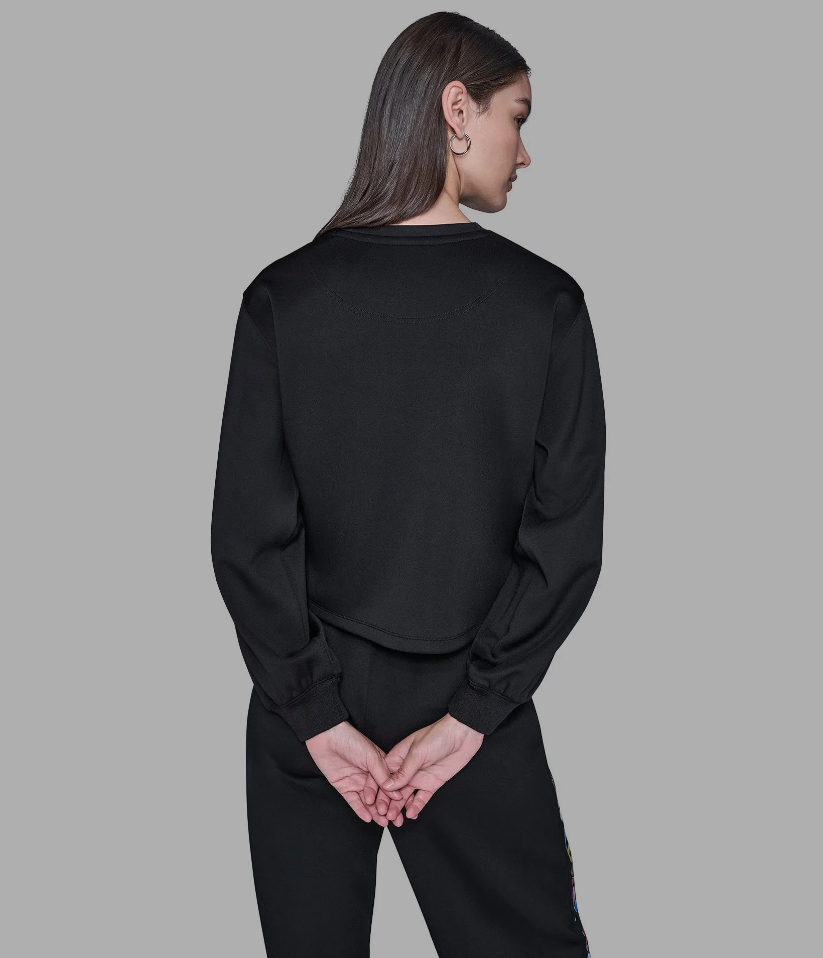 MULTI-COLOR LOGO SCUBA SWEATSHIRT sold by Karl Lagerfeld Paris product image thumbnail 3