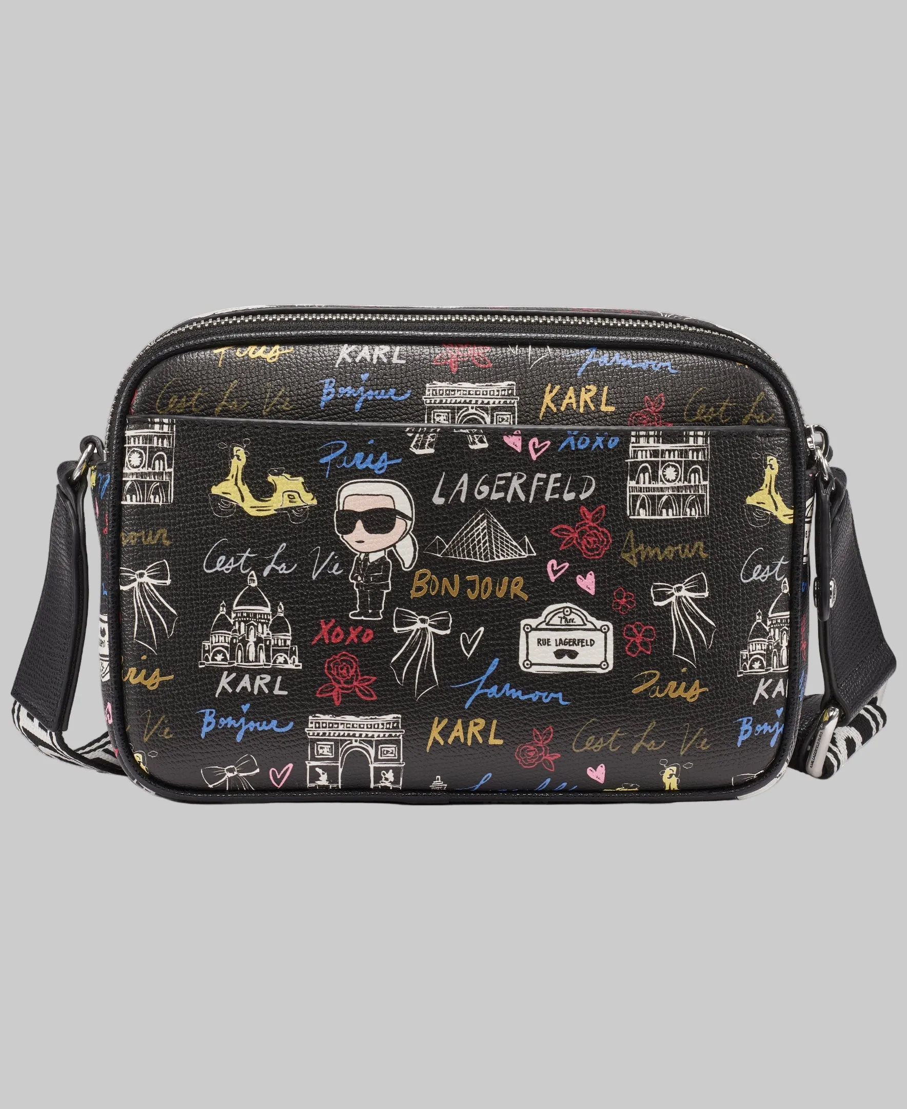 MAYBELLE PARIS ICONS CROSSBODY CAMERA BAG sold by Karl Lagerfeld Paris product image thumbnail 3