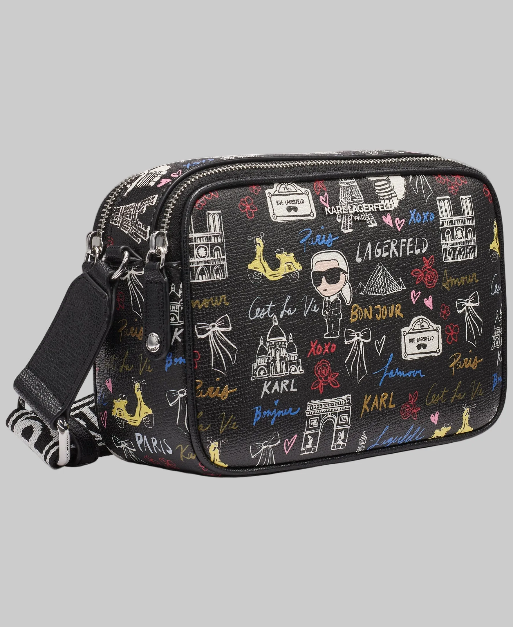 MAYBELLE PARIS ICONS CROSSBODY CAMERA BAG sold by Karl Lagerfeld Paris product image thumbnail 2