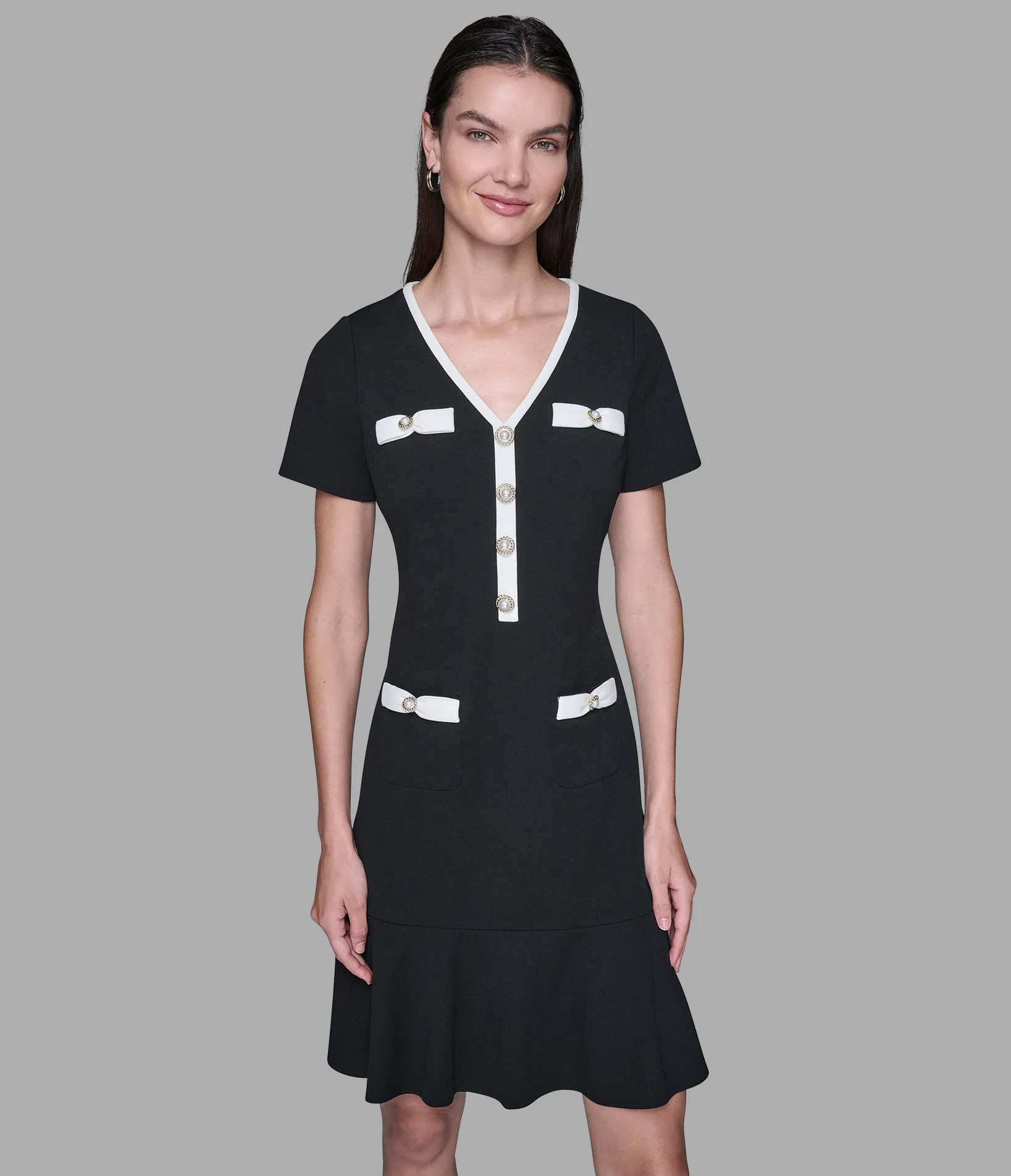 PEARL-EMBELLISHED DRESS sold by Karl Lagerfeld Paris