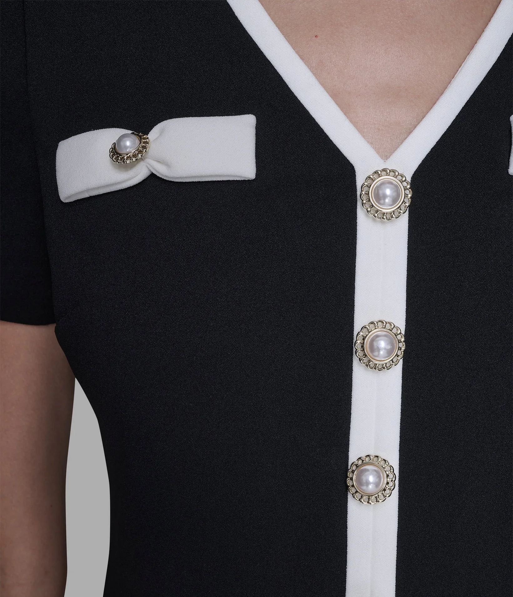 PEARL-EMBELLISHED DRESS sold by Karl Lagerfeld Paris product image thumbnail 5