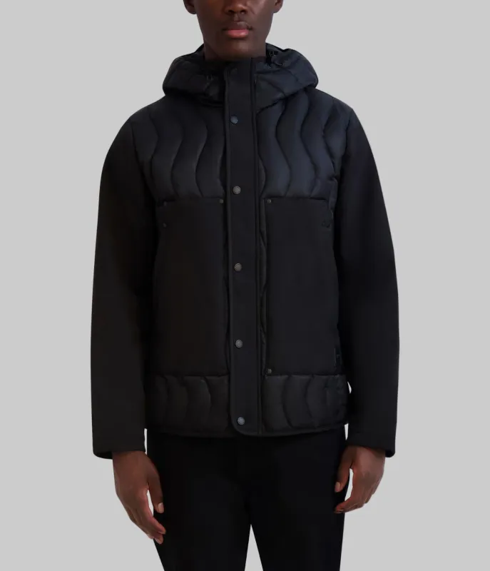 QUILTED HOODED JACKET sold by undefined