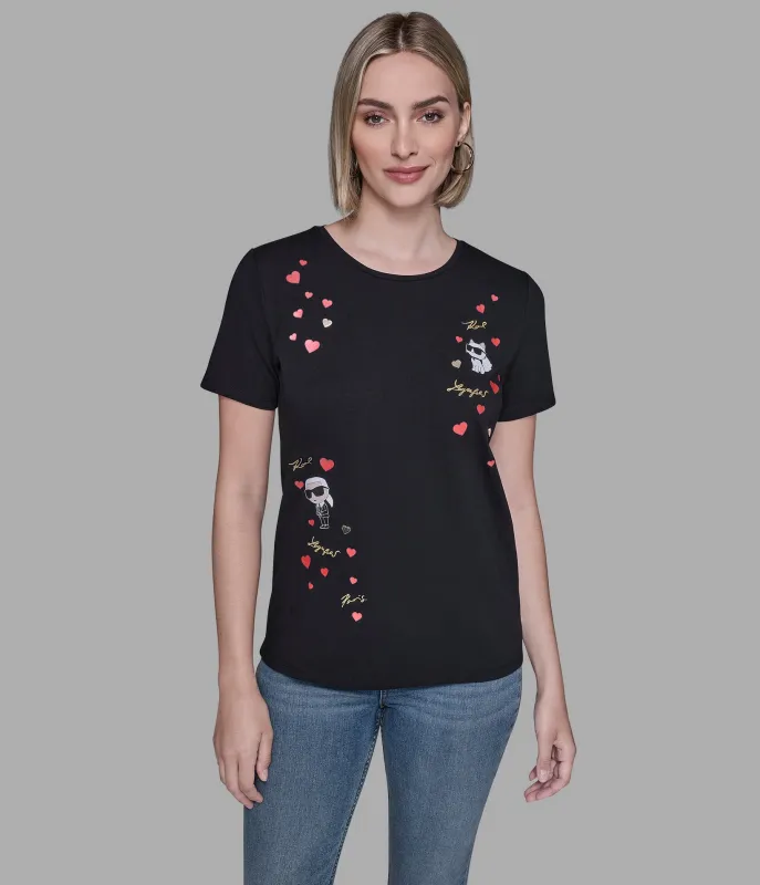 CATE PINS TEE sold by Karl Lagerfeld Paris