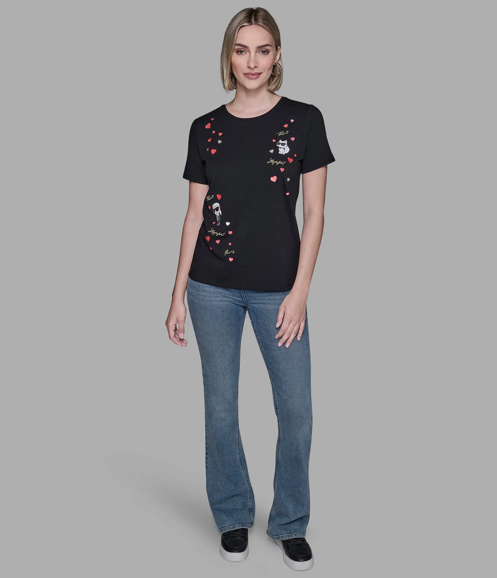 CATE PINS TEE sold by Karl Lagerfeld Paris product image thumbnail 4