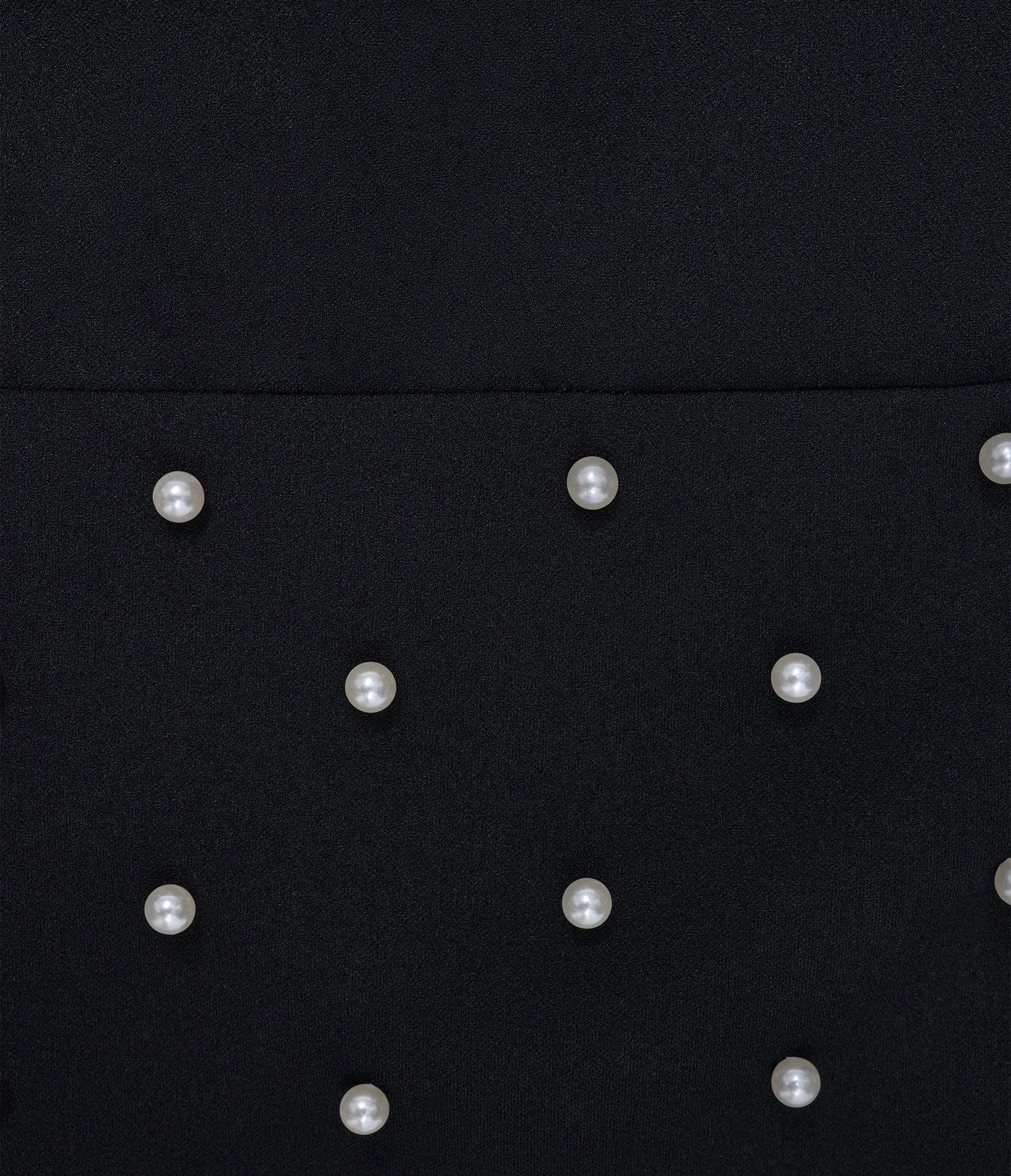 SCUBA CREPE SHEATH DRESS WITH PEARL TRIM sold by Karl Lagerfeld Paris product image thumbnail 5