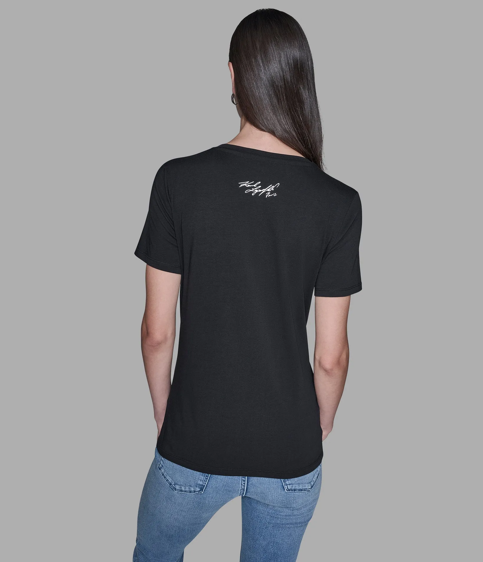 KARL SCRIPT TEE sold by Karl Lagerfeld Paris product image thumbnail 2