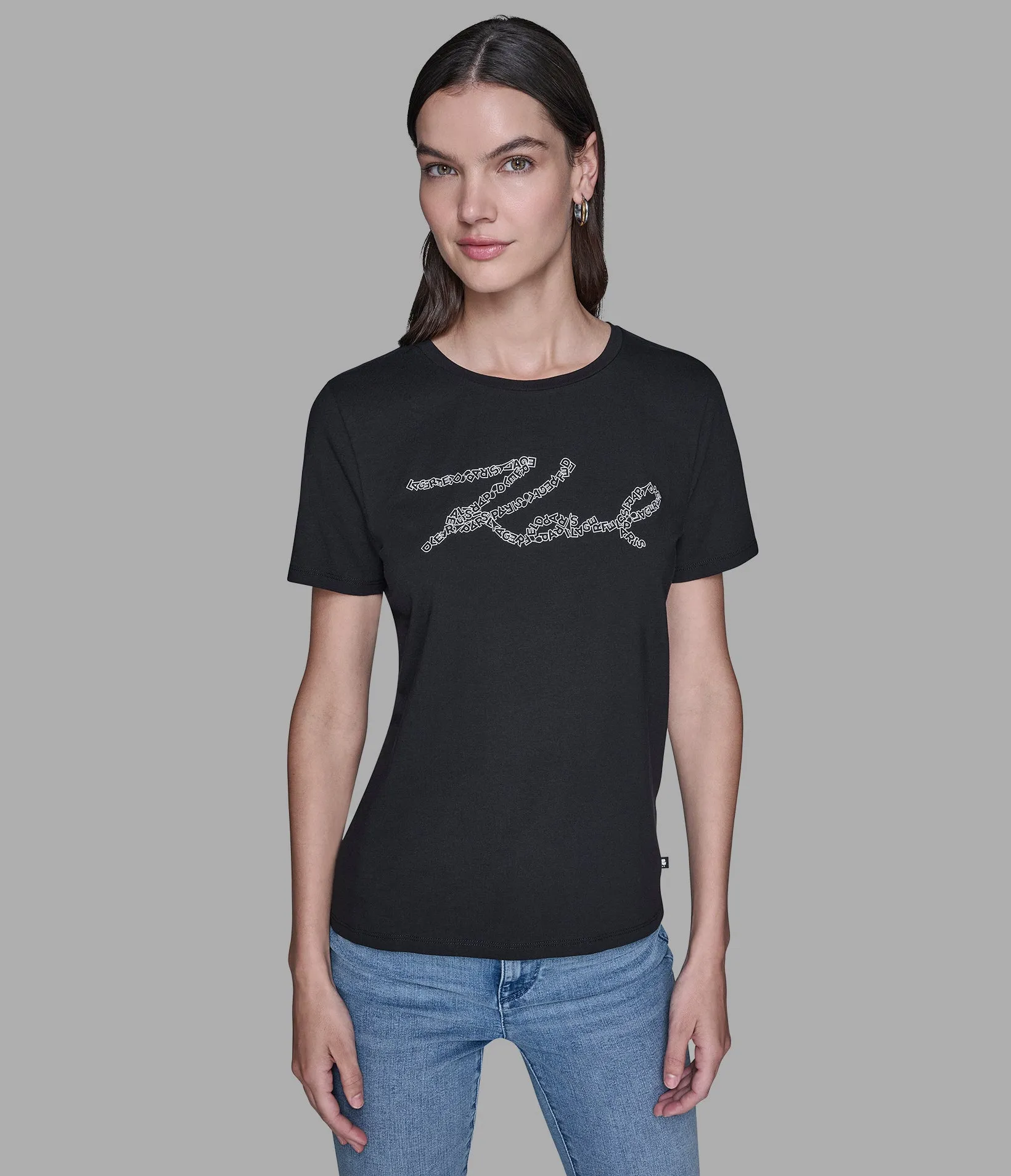 KARL SCRIPT TEE sold by Karl Lagerfeld Paris