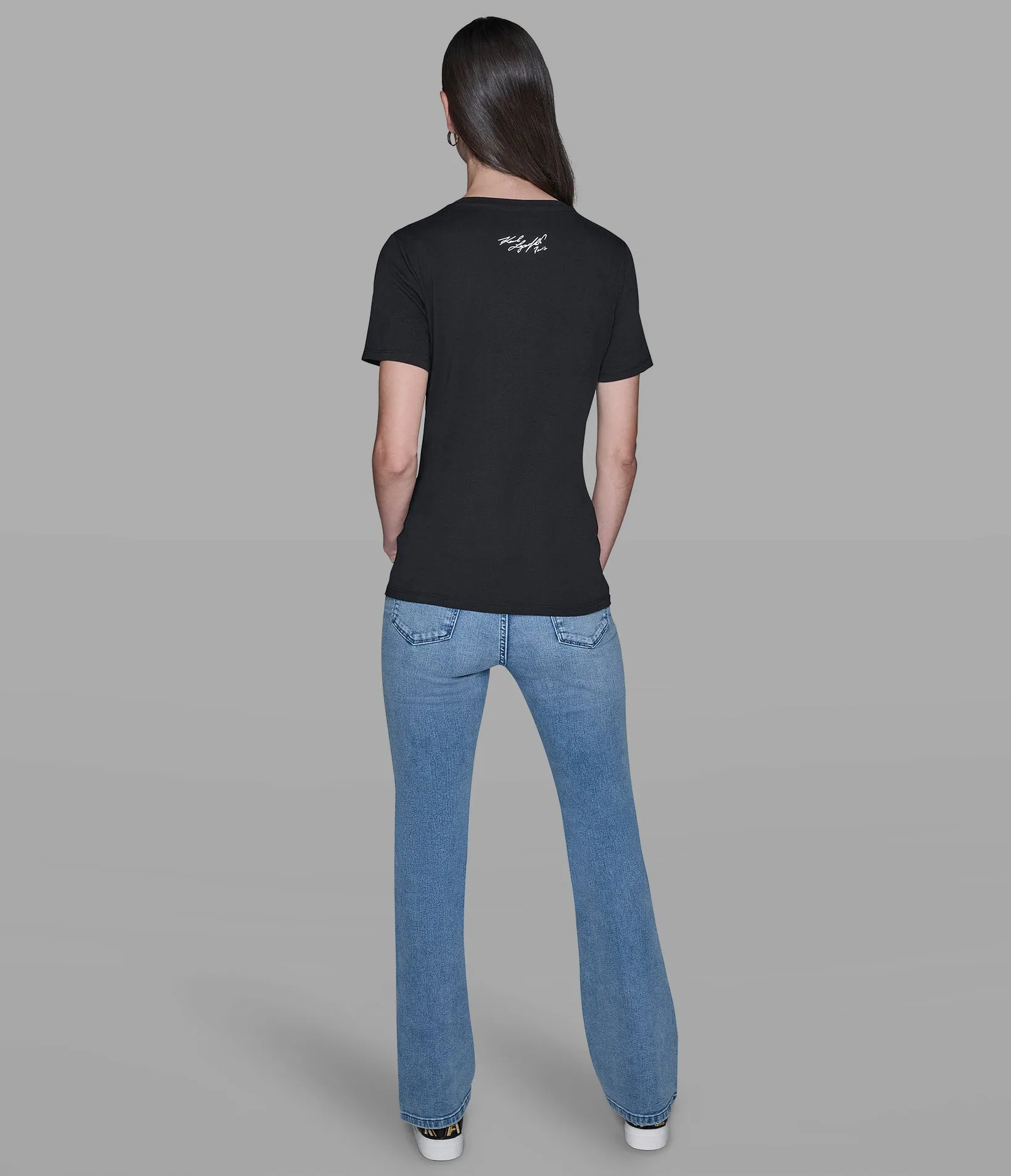 KARL SCRIPT TEE sold by Karl Lagerfeld Paris product image thumbnail 5