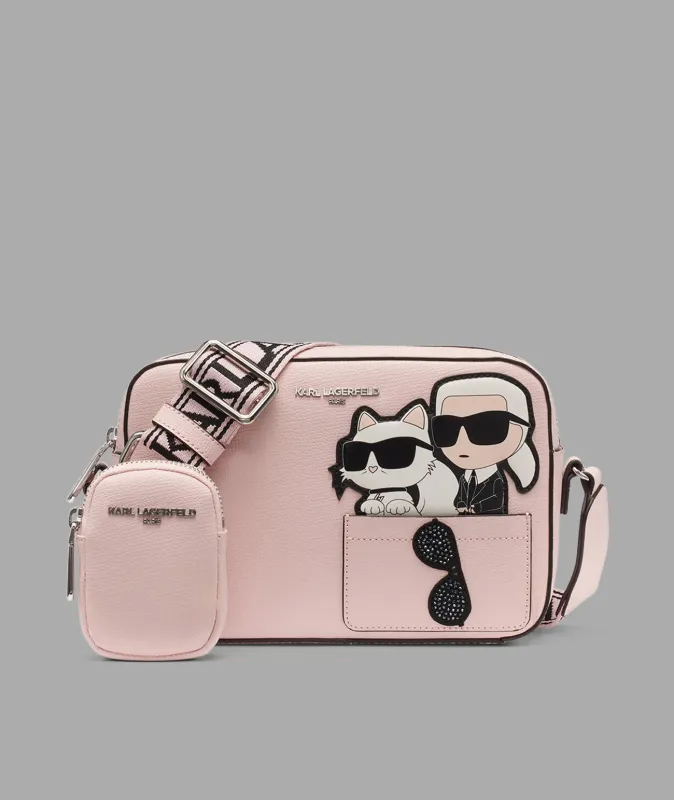 MAYBELLE SUNGLASS DUO CROSSBODY made by Karl Lagerfeld Paris
