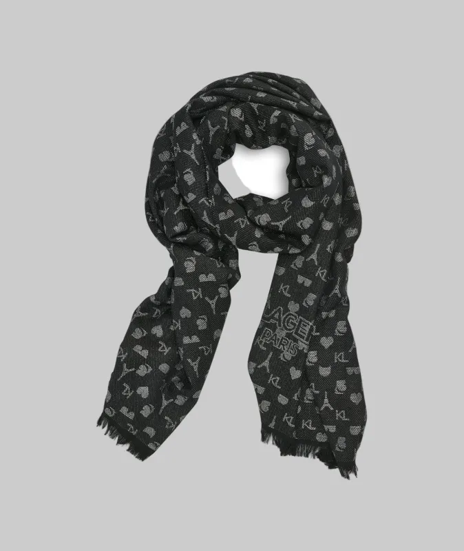 METALLIC KARL ICON PASHMINA sold by Karl Lagerfeld Paris