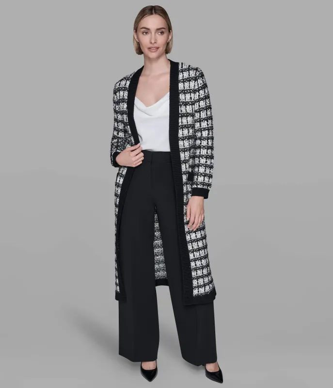 TWEED DUSTER CARDIGAN made by Karl Lagerfeld Paris