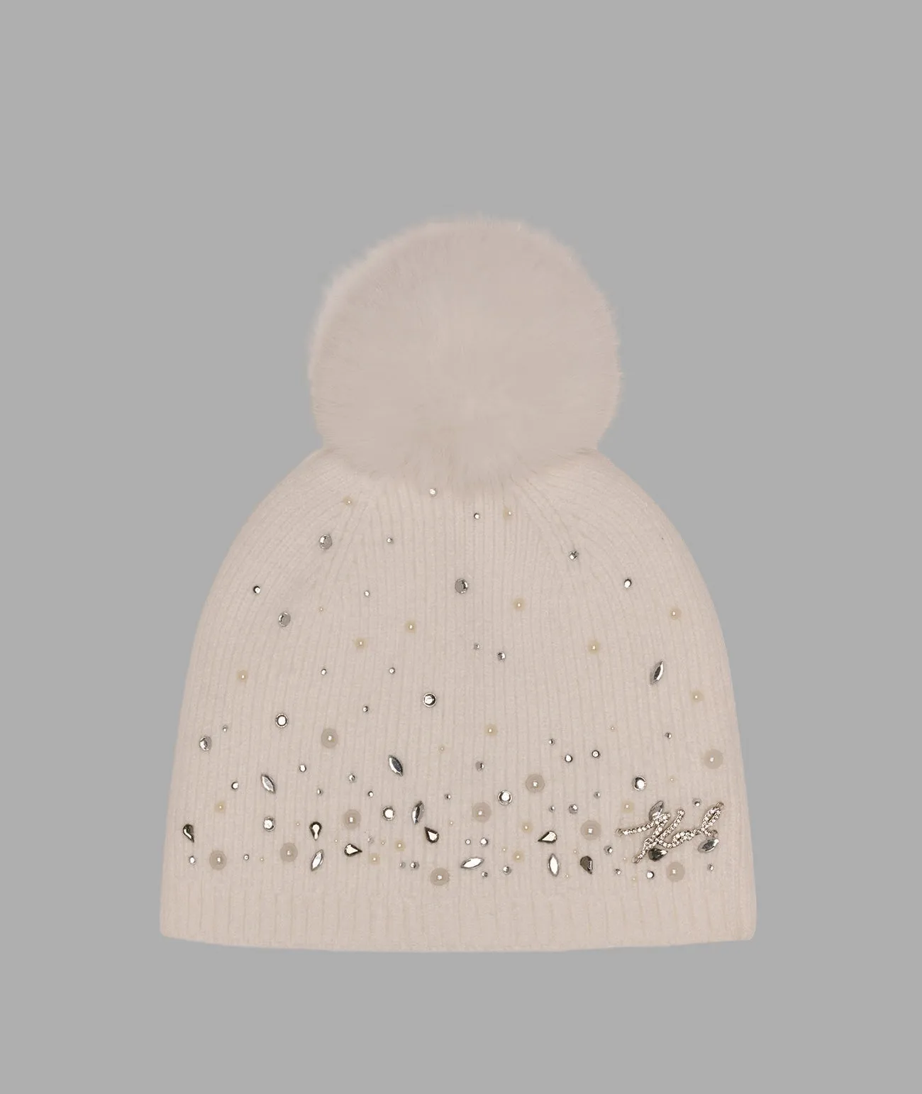 KRYSTAL KARL BEANIE AND SCARF SET sold by Karl Lagerfeld Paris product image thumbnail 2