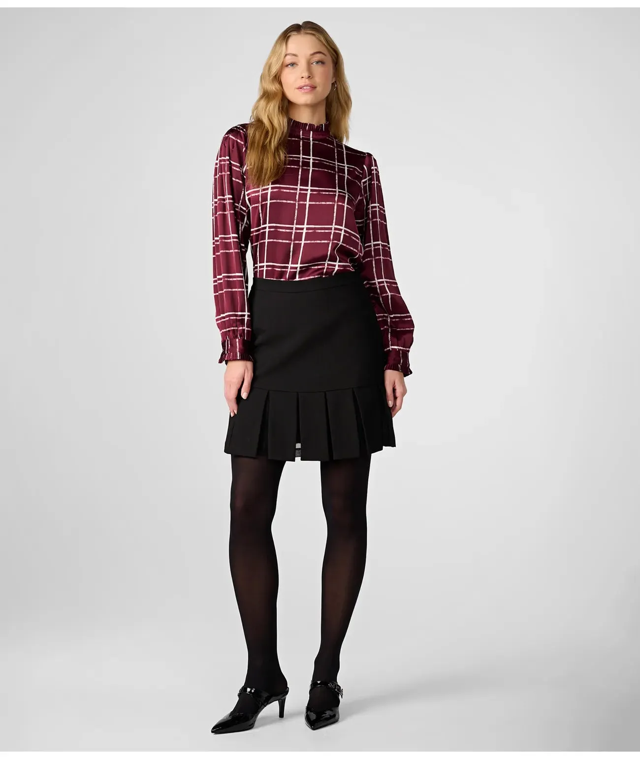 PLEATED MINI SKIRT sold by Karl Lagerfeld Paris