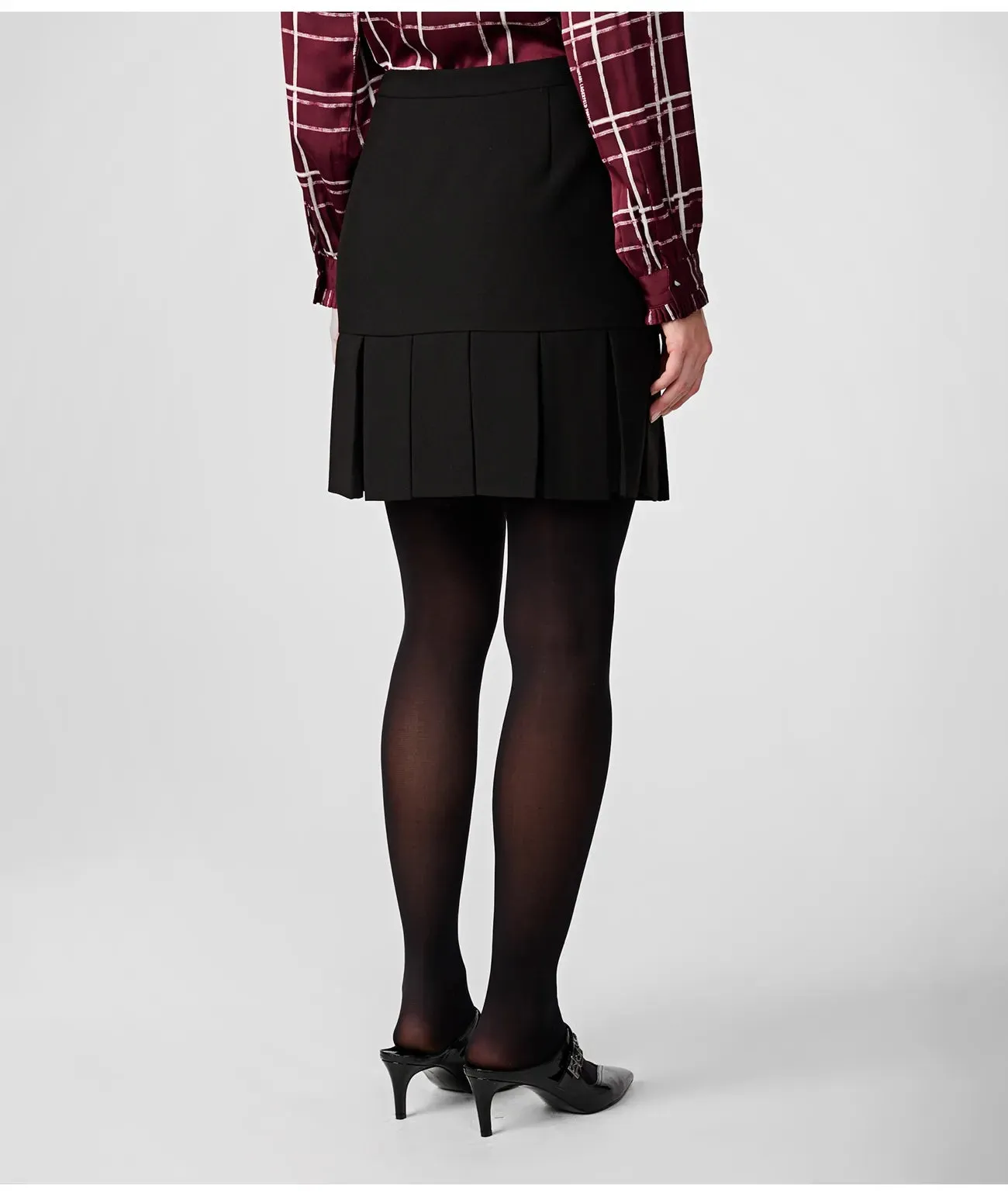 PLEATED MINI SKIRT sold by Karl Lagerfeld Paris product image thumbnail 3