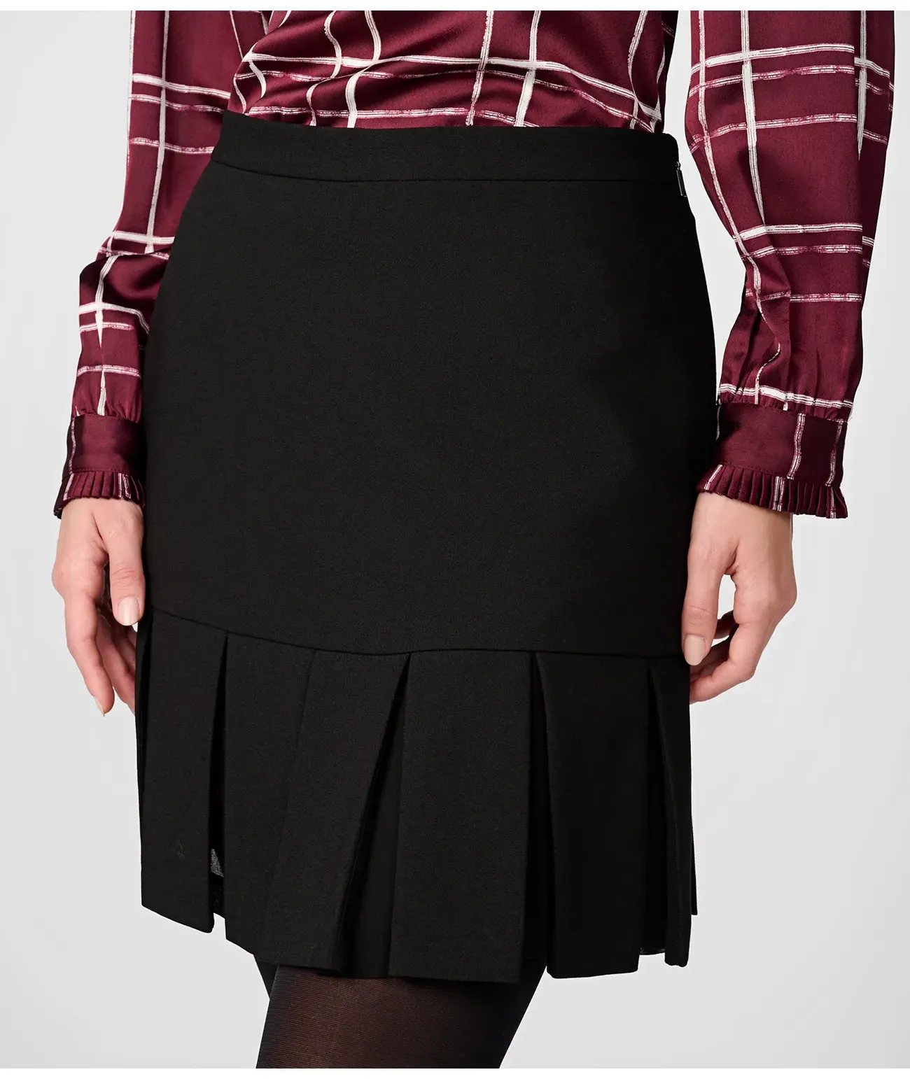 PLEATED MINI SKIRT sold by Karl Lagerfeld Paris product image thumbnail 4