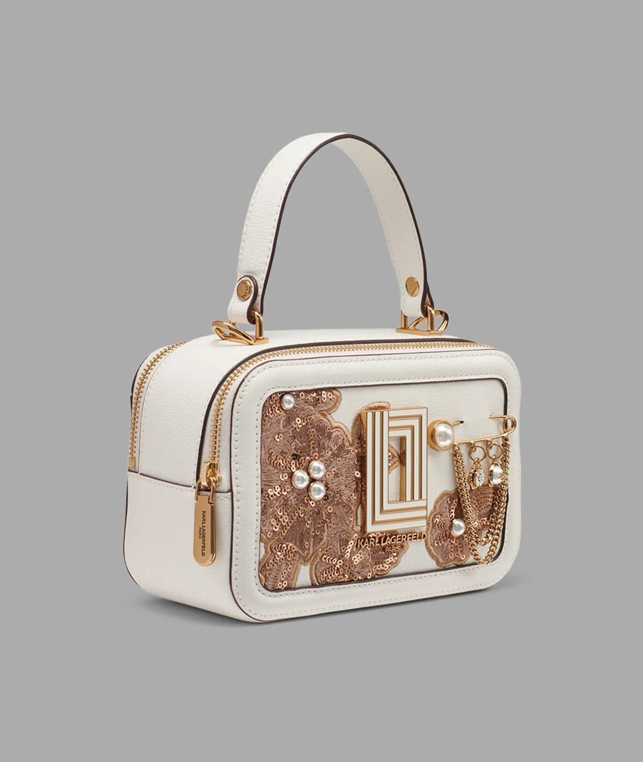 SIMONE CAMERA CROSSBODY BAG WITH FLOWERS sold by Karl Lagerfeld Paris product image thumbnail 2