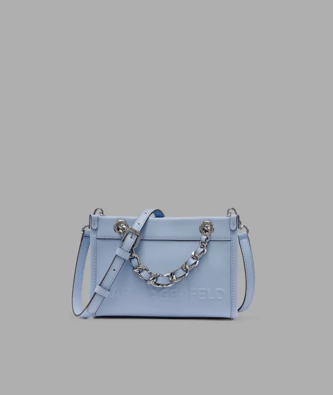SAVOIE SMALL LEATHER CROSSBODY sold by Karl Lagerfeld Paris