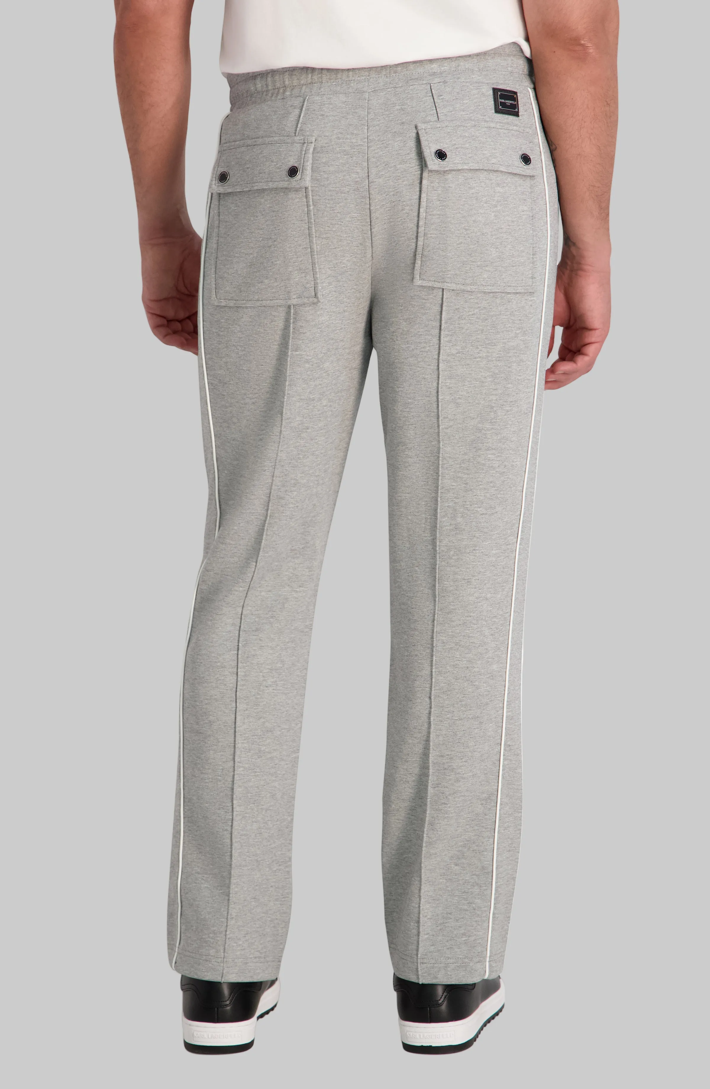 PONTE TRACK PANT sold by Karl Lagerfeld Paris product image thumbnail 2