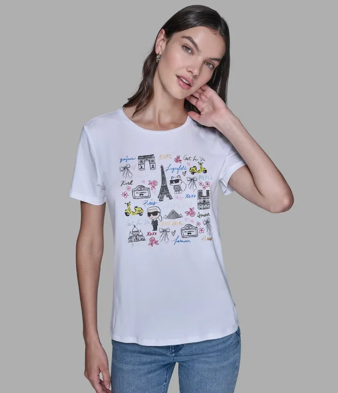 WHIMSY TEE sold by Karl Lagerfeld Paris
